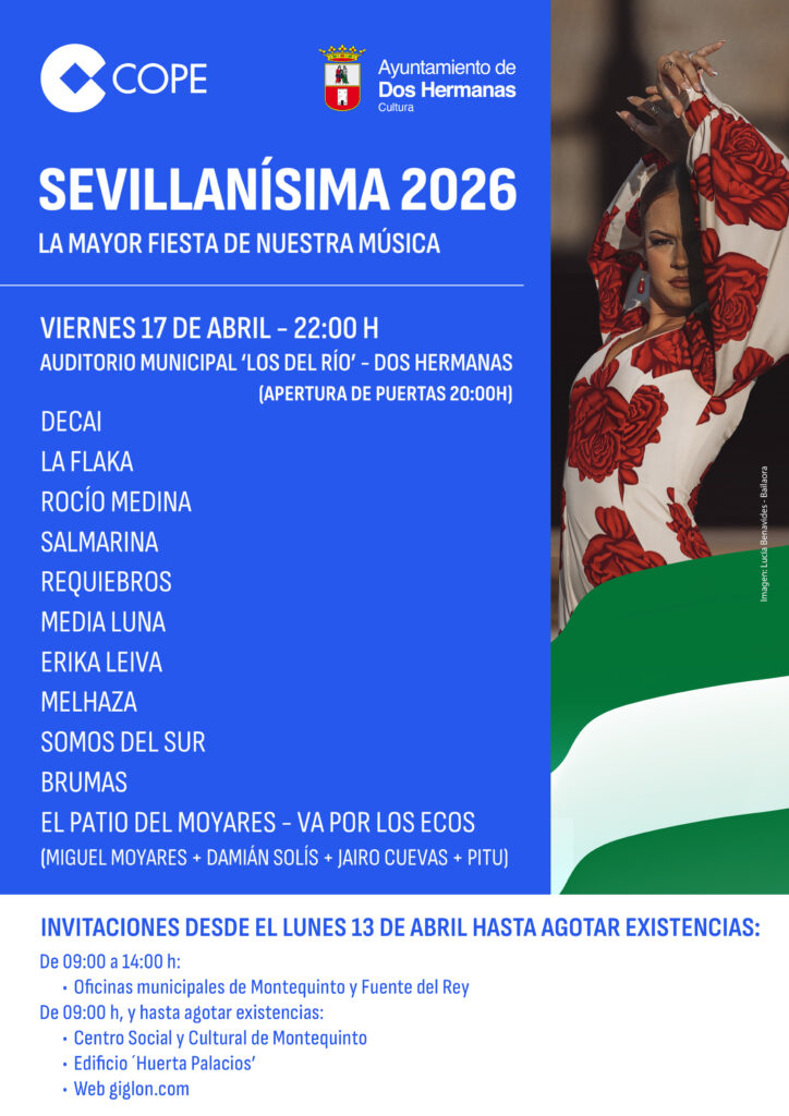 CARTEL SEVILLANISIMA DOS HERMANAS ABR 26
